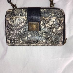 Black and White SAKROOTS Purse